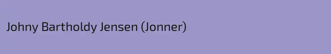 Johny Bartholdy Jensen (Jonner)
